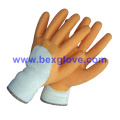 Half Coated Working Glove, Yellow Color